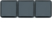 WNC123 cubyko 3x hor. sock 2P+E wall M grey